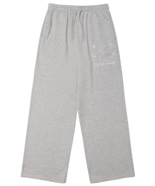 AMESWORLDWIDE(アメスワールドワイド)の「【UNISEX】AMES WORLDWIDE /52HOTFIXパンツ(スウェットパンツ・レディース・グレー/ブルー・SMALL)」の14枚目の写真