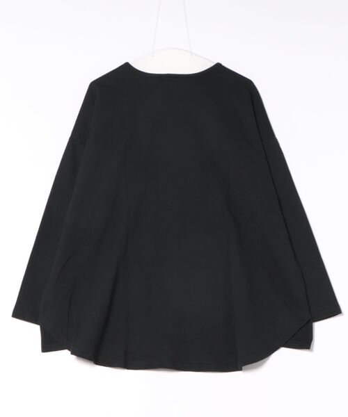 coca(coca)(コカ)の「ミニ裏毛ドルマンチュニック トップス(Tシャツ/カットソー・レディース・ブラック/ホワイト・L/M)」の22枚目の写真