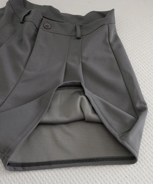 Miniministore（ミニミニストア）の「ベルト付プリーツショートパンツレディースショーパン短パンショートパンツ ショーパン 短パン ハーフパンツ クロップド（その他パンツ・レディース・グレー/ブラック・L/S/M）」の22枚目の写真