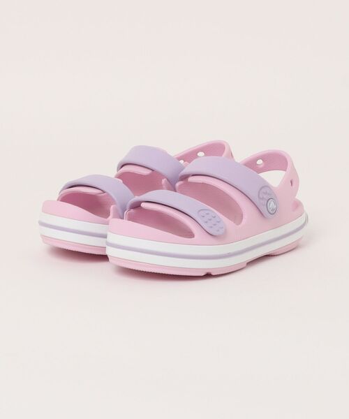 crocs(クロックス)の「【crocs】CrocbandCrsrSndlK(サンダル・キッズ・ネイビー/ラベンダー・18.5cm/19.0cm/19.5cm/20.0cm/21.0cm)」の2枚目の写真