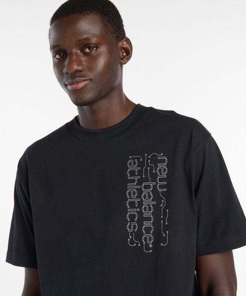 NEW BALANCE(ニューバランス)の「リフレクティブTシャツ(Tシャツ/カットソー・メンズ・ホワイト/ブラック・SMALL/MEDIUM/LARGE/X-LARGE/XX-LARGE)」の10枚目の写真