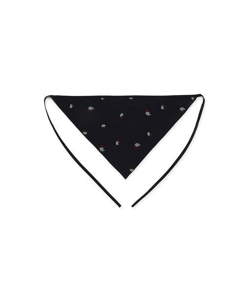 LILY BROWN（リリーブラウン）の「【LILY BROWN×KEITA MARUYAMA】エンブロイダリートライアングルスカーフ（バンダナ/スカーフ・レディース・ネイビー/グレー・F）」の5枚目の写真