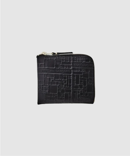 EMBOSSED LOGOTYPE】L-ZIP WALLET（財布）｜Wallet COMME des GARCONS