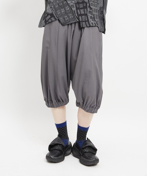 gomme(ゴム)の「パンプキンツイルパンツ(その他パンツ・レディース・ブラック/チャコールグレー/ブラウン・MEDIUM)」の1枚目の写真