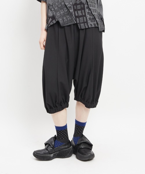 gomme(ゴム)の「パンプキンツイルパンツ(その他パンツ・レディース・ブラック/チャコールグレー/ブラウン・MEDIUM)」の2枚目の写真
