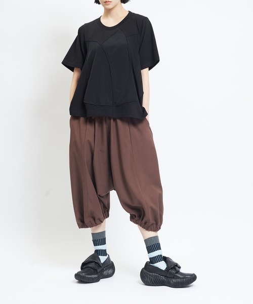 gomme(ゴム)の「パンプキンツイルパンツ(その他パンツ・レディース・ブラック/チャコールグレー/ブラウン・MEDIUM)」の4枚目の写真