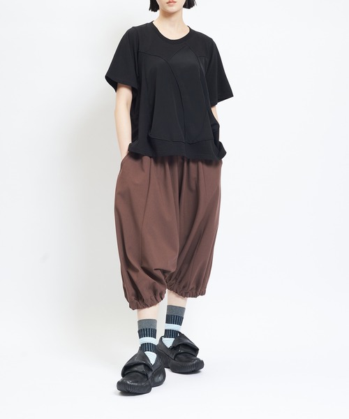 gomme(ゴム)の「パンプキンツイルパンツ(その他パンツ・レディース・ブラック/チャコールグレー/ブラウン・MEDIUM)」の5枚目の写真