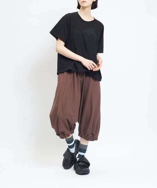 gomme(ゴム)の「パンプキンツイルパンツ(その他パンツ・レディース・ブラック/チャコールグレー/ブラウン・MEDIUM)」の6枚目の写真