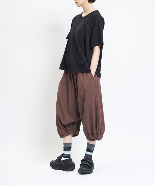 gomme(ゴム)の「パンプキンツイルパンツ(その他パンツ・レディース・ブラック/チャコールグレー/ブラウン・MEDIUM)」の7枚目の写真