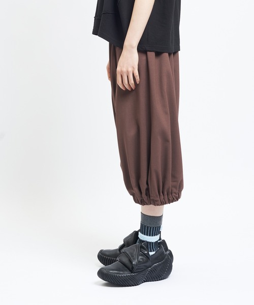 gomme(ゴム)の「パンプキンツイルパンツ(その他パンツ・レディース・ブラック/チャコールグレー/ブラウン・MEDIUM)」の14枚目の写真