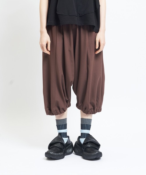 gomme(ゴム)の「パンプキンツイルパンツ(その他パンツ・レディース・ブラック/チャコールグレー/ブラウン・MEDIUM)」の13枚目の写真