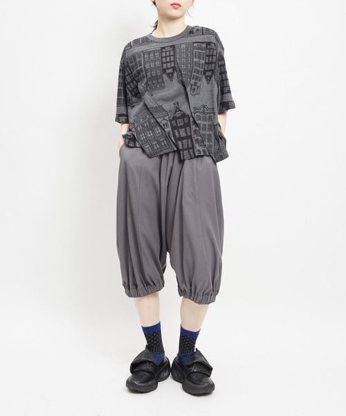 gomme(ゴム)の「パンプキンツイルパンツ(その他パンツ・レディース・ブラック/チャコールグレー/ブラウン・MEDIUM)」の8枚目の写真