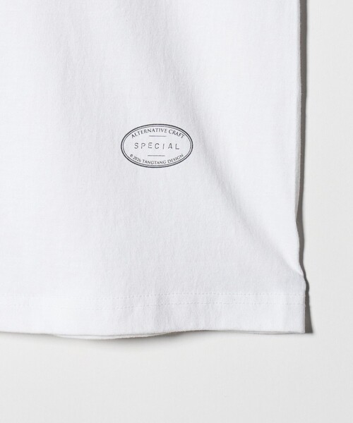 TANGTANG(タンタン)の「<TANGTANG>GASATANG SURROUNDDULL Tシャツ(Tシャツ/カットソー・メンズ・ホワイト・L/M/S/XL)」の5枚目の写真