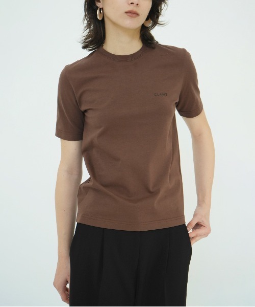 clane CL Tシャツ CLANE（クラネ） tシャツ CLANE LOGO BASIC LONG TEE レディース