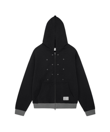 TCM dot hooded zip-up (sky blue)（パーカー）｜THECOLDESTMOMENT（ザ