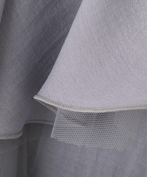 PROPORTION BODY DRESSING(プロポーションボディドレッシング)の「チュール付きラッフルブラウス / 1216110401(シャツ/ブラウス・レディース・グレー/ホワイト系その他/ピンク・FREE)」の21枚目の写真