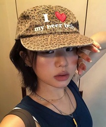 lilful | 【26年春夏新作】アイラブロゴ アソートフラットキャップ レオパード柄 迷彩柄(キャップ)