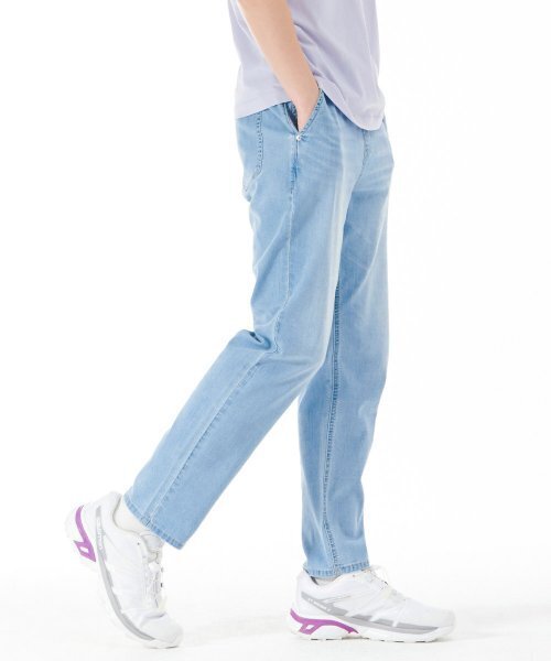 CHASECULT（チェイスカルト）の「男性オールバンディングテーパードエージン-CBRK2323C0D（デニムパンツ・メンズ・スカイブルー・70/76/82/86）」の2枚目の写真