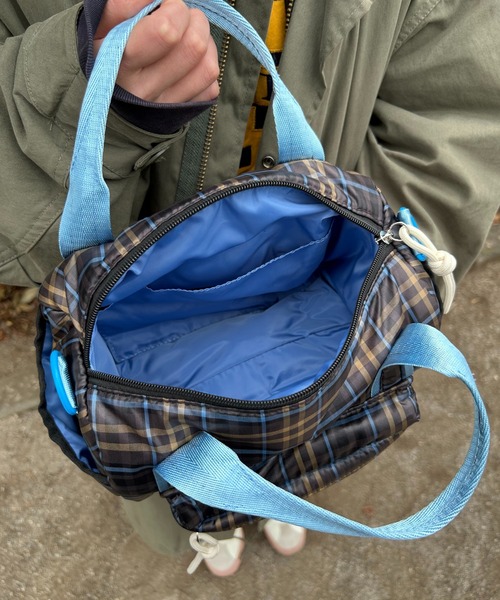 CONTROL FREAK / CTFK(コントロールフリーク)の「CONTROL FREAK / CTFK(コントロールフリーク)【TRAVEL BAG Series】≪撥水≫ダッフルバッグ S(ショルダーバッグ・レディース・ブラック/ベージュ/シルバー/レオパード/チェック・FREE)」の18枚目の写真