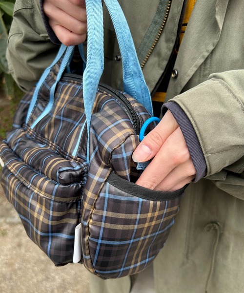 CONTROL FREAK / CTFK(コントロールフリーク)の「CONTROL FREAK / CTFK(コントロールフリーク)【TRAVEL BAG Series】≪撥水≫ダッフルバッグ S(ショルダーバッグ・レディース・ブラック/ベージュ/シルバー/レオパード/チェック・FREE)」の19枚目の写真