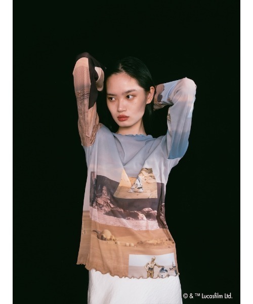 sahara(サハラ)の「STAR WARS / Sheer Top(Tシャツ/カットソー・レディース・その他1/その他2/その他3・FREE)」の4枚目の写真