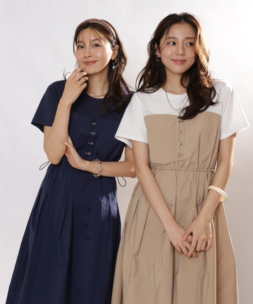 ジャスグリッティー ワンピースsize 1 レイヤードドッキングワンピース（ワンピース）｜JUSGLITTY（ジャス