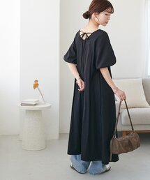 【WEB限定】袖バルーンタックワンピース