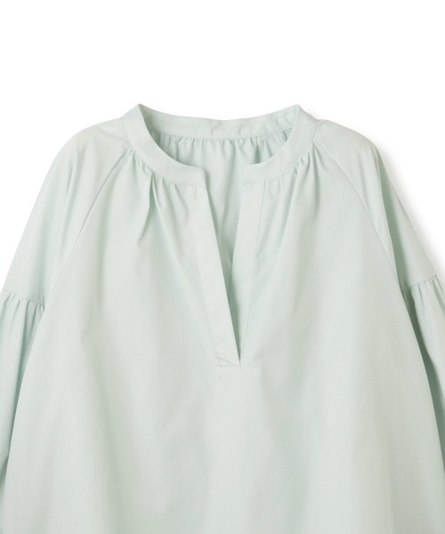 ketty(ケティ)の「ハイカウントタイプライターキーネックブラウス(シャツ/ブラウス・レディース・オフホワイト/サックスブルー/グリーン・M)」の16枚目の写真