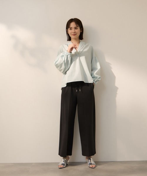 ketty(ケティ)の「ハイカウントタイプライターキーネックブラウス(シャツ/ブラウス・レディース・オフホワイト/サックスブルー/グリーン・M)」の21枚目の写真