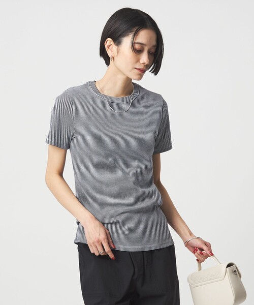 PETIT BATEAU（プチバトー）の「【別注】＜PETIT BATEAU＞ショートスリーブ プリント Tシャツ（Tシャツ/カットソー・レディース・ダークグレー/ワインレッド/その他1/オフホワイト・FREE）」の8枚目の写真