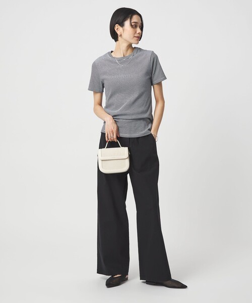PETIT BATEAU（プチバトー）の「【別注】＜PETIT BATEAU＞ショートスリーブ プリント Tシャツ（Tシャツ/カットソー・レディース・ダークグレー/ワインレッド/その他1/オフホワイト・FREE）」の10枚目の写真