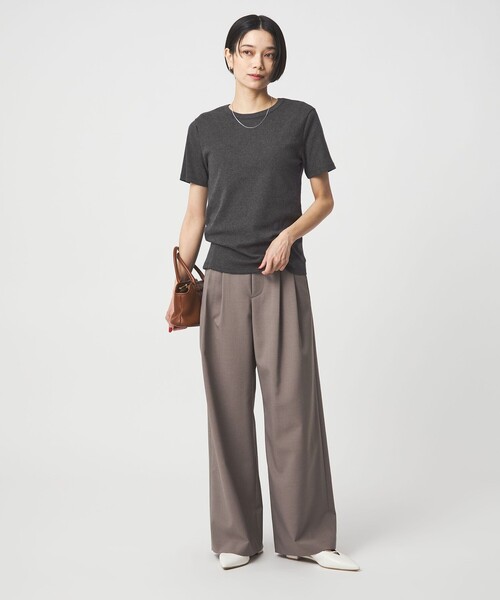 PETIT BATEAU（プチバトー）の「【別注】＜PETIT BATEAU＞ショートスリーブ プリント Tシャツ（Tシャツ/カットソー・レディース・ダークグレー/ワインレッド/その他1/オフホワイト・FREE）」の16枚目の写真