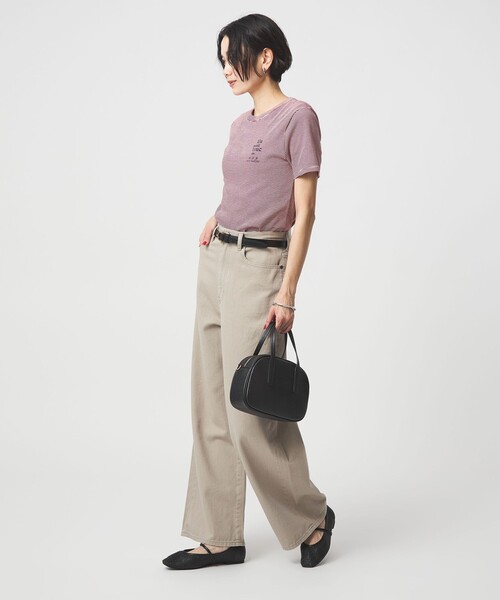 PETIT BATEAU（プチバトー）の「【別注】＜PETIT BATEAU＞ショートスリーブ プリント Tシャツ（Tシャツ/カットソー・レディース・ダークグレー/ワインレッド/その他1/オフホワイト・FREE）」の20枚目の写真