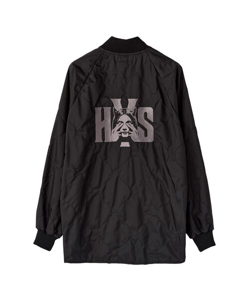 HYSTERIC GLAMOUR（ヒステリックグラマー）の「LAVENHAM×HYSTERIC BOMBER JACKET（ブルゾン・メンズ・ブラック/カーキ・X-LARGE/LARGE/MEDIUM/SMALL）」の4枚目の写真