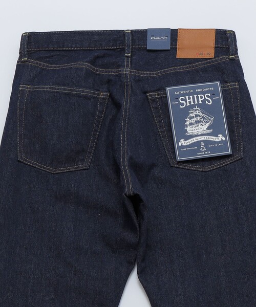 SHIPS(シップス)の「SHIPS: AUTHENTIC 5ポケット デニム ワンウォッシュ(その他パンツ・メンズ・ネイビー・LARGE/MEDIUM/SMALL/X-LARGE)」の2枚目の写真