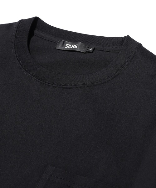 SILAS（サイラス）の「POCKET S/S TEE（Tシャツ/カットソー・メンズ・アッシュ/ブラック/ホワイト・M/L/XL）」の5枚目の写真