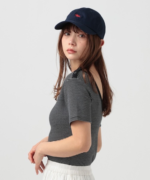 BAYFLOW(ベイフロー)の「バックオープンボーダーTシャツ(Tシャツ/カットソー・レディース・グレー/ブラック/レッド・FREE)」の21枚目の写真