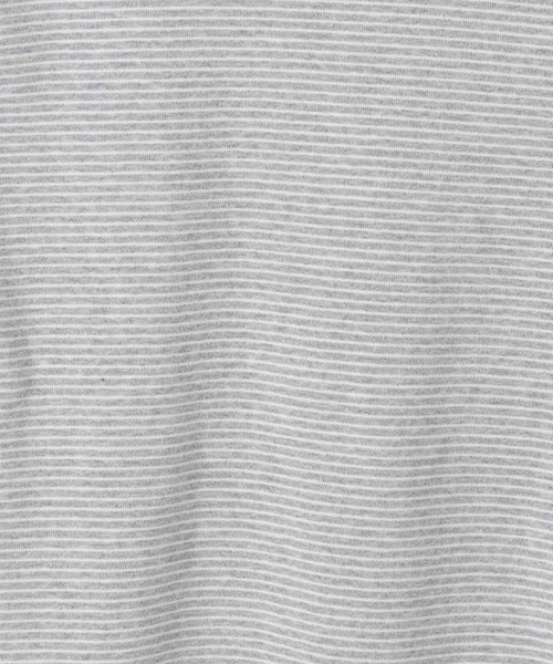 BAYFLOW(ベイフロー)の「バックオープンボーダーTシャツ(Tシャツ/カットソー・レディース・グレー/ブラック/レッド・FREE)」の6枚目の写真