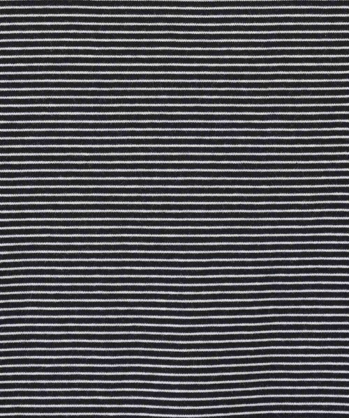 BAYFLOW(ベイフロー)の「バックオープンボーダーTシャツ(Tシャツ/カットソー・レディース・グレー/ブラック/レッド・FREE)」の7枚目の写真