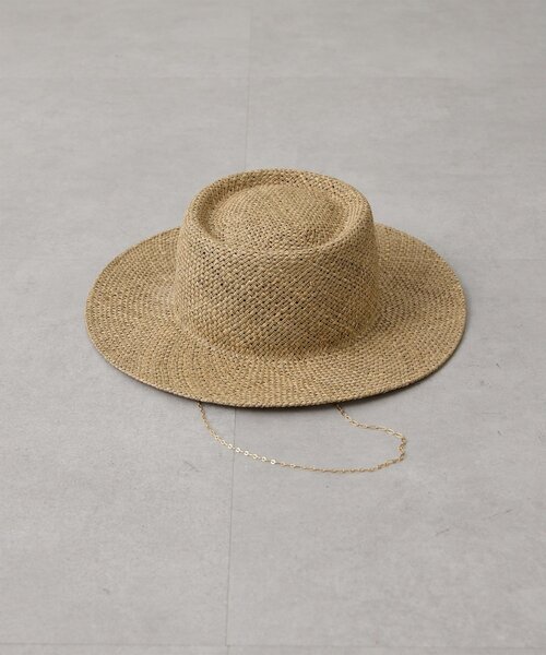 THE PAUSE(ザ ポーズ)の「【THE PAUSE】チェーンHAT(ハット・レディース・ベージュ・FREE)」の6枚目の写真