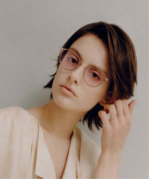 UNITED ARROWS（ユナイテッドアローズ）の「Zoff｜UNITED ARROWS ユナイテッドアローズ ボストン型 サングラス｜丸型 メタル カラーレンズ 太縁フレーム おしゃれ 紫外線対策 UVカット 男女兼用 メンズ レディース 男性用 女性用 ユニセックス（サングラス・レディース・ブラウン/ブラック系その他6/ブラウン系その他・FREE）」の3枚目の写真
