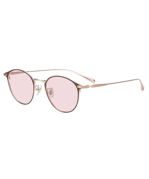 UNITED ARROWS（ユナイテッドアローズ）の「Zoff｜UNITED ARROWS ユナイテッドアローズ ボストン型 サングラス｜丸型 メタル カラーレンズ 太縁フレーム おしゃれ 紫外線対策 UVカット 男女兼用 メンズ レディース 男性用 女性用 ユニセックス（サングラス・レディース・ブラウン/ブラック系その他6/ブラウン系その他・FREE）」の12枚目の写真