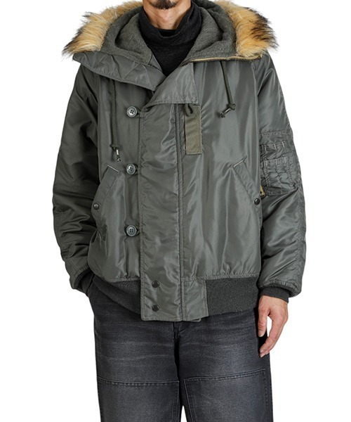 marka（マーカ）の「marka / マーカ：別注 N-2B：M25F42BL01C[COR]（その他アウター・メンズ・グリーン系その他・2(M)）」の12枚目の写真