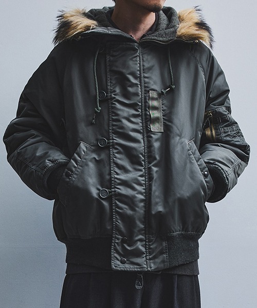 marka（マーカ）の「marka / マーカ：別注 N-2B：M25F42BL01C[COR]（その他アウター・メンズ・グリーン系その他・2(M)）」の17枚目の写真