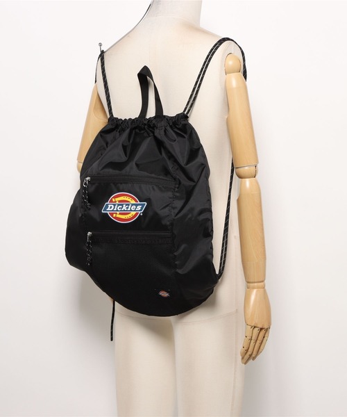 Dickies(ディッキーズ)の「【DICKIES/ディッキーズ】ロゴナップサック 巾着バッグ リュック 通学 ジム 部活 ストリート カジュアル 軽量 ユニセックス(バックパック/リュック・メンズ・ブラック/ブルー/チャコールグレー/ホワイト・FREE)」の12枚目の写真