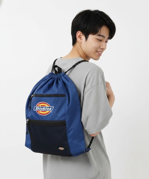 Dickies(ディッキーズ)の「【DICKIES/ディッキーズ】ロゴナップサック 巾着バッグ リュック 通学 ジム 部活 ストリート カジュアル 軽量 ユニセックス(バックパック/リュック・メンズ・ブラック/ブルー/チャコールグレー/ホワイト・FREE)」の17枚目の写真
