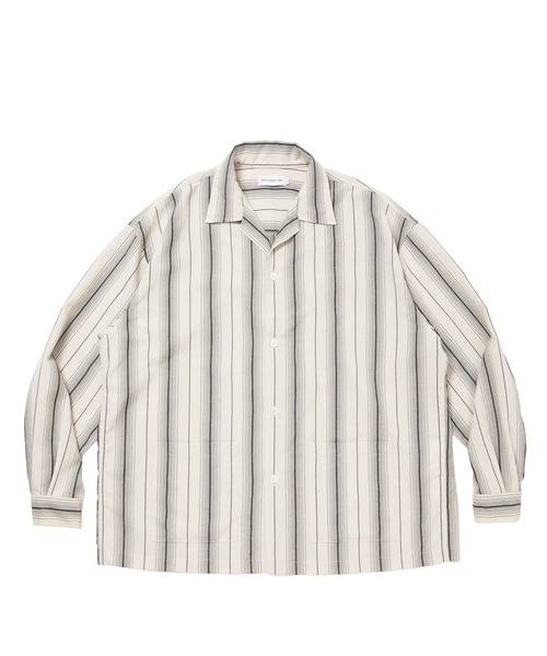 COOTIE PRODUCTIONS（クーティープロダクションズ）の「Dobby Chain Stripe L/S Cavana Shirt（シャツ/ブラウス・メンズ・ブラック系その他/ホワイト系その他・X-LARGE/LARGE/MEDIUM）」の2枚目の写真