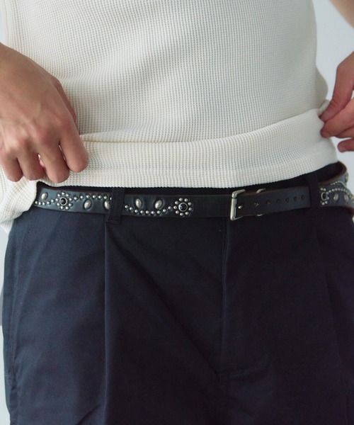 HTC(エイチティーシー)の「HTC-SN32 STONE 0.75 BELT-ナローベルト(ベルト・メンズ・ブラック・36inch/38inch)」の6枚目の写真