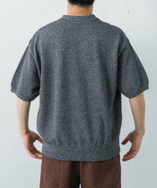 crepuscule（クレプスキュール）の「crepuscule　Co/Ra Moss Stitch Skipper（ニット/セーター・メンズ・グレー/ブラック/グリーン・1/2）」の8枚目の写真