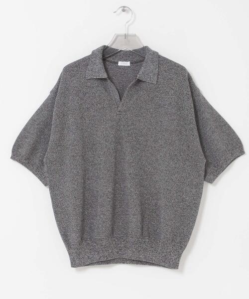 crepuscule（クレプスキュール）の「crepuscule　Co/Ra Moss Stitch Skipper（ニット/セーター・メンズ・グレー/ブラック/グリーン・1/2）」の9枚目の写真